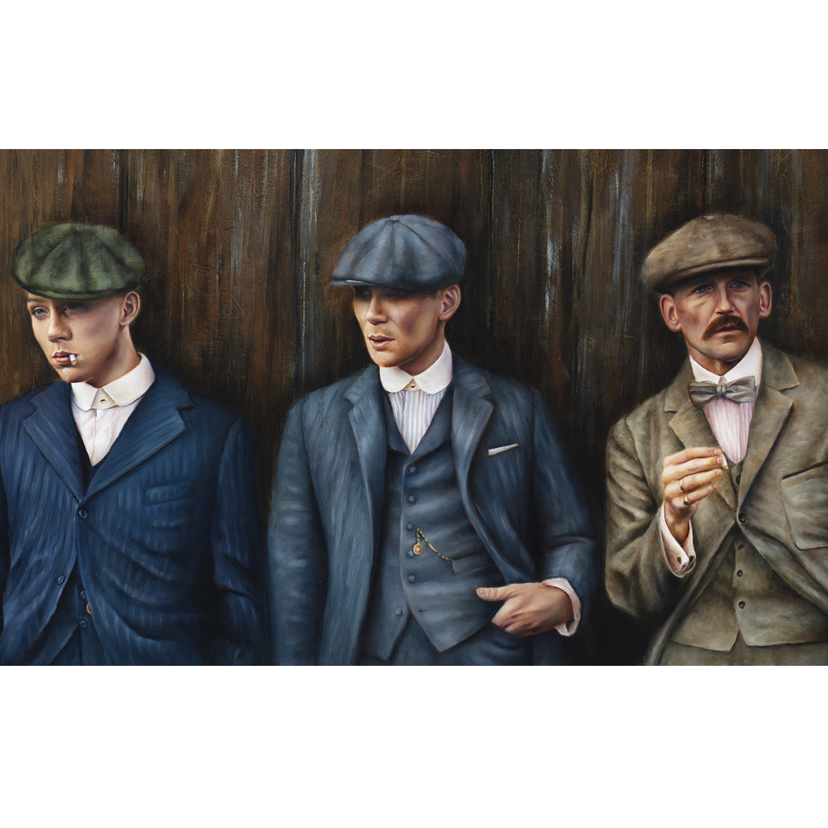 'The Shelby Brothers' by Adrian Hill - Hawk Fine Art Publishing