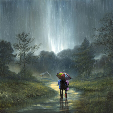 'Warmth Beyond the Rain' <br> by Danny Abrahams <Br><Br> <b>OIL PAINTING | LIMITED EDITION</b>