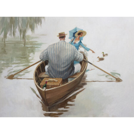 'Feeding the Ducks' <br> by Lee Fearnley <Br><Br> <b>LIMITED EDITION</b>