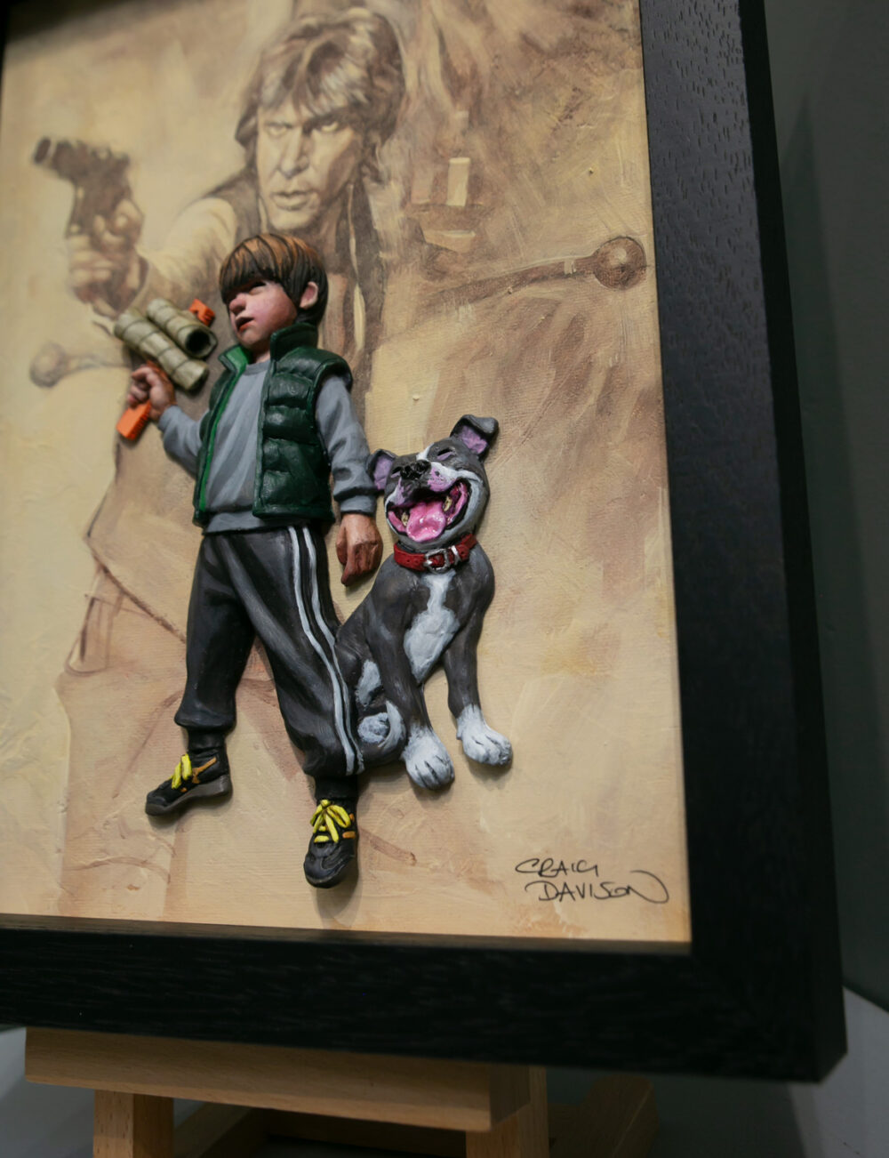 'Going Solo'  <br> by Craig Davison <br> <br><b>PREORDER </b><br><br> <b> HAND PAINTED LIMITED EDITION SCULPTURE </b> - Image 4