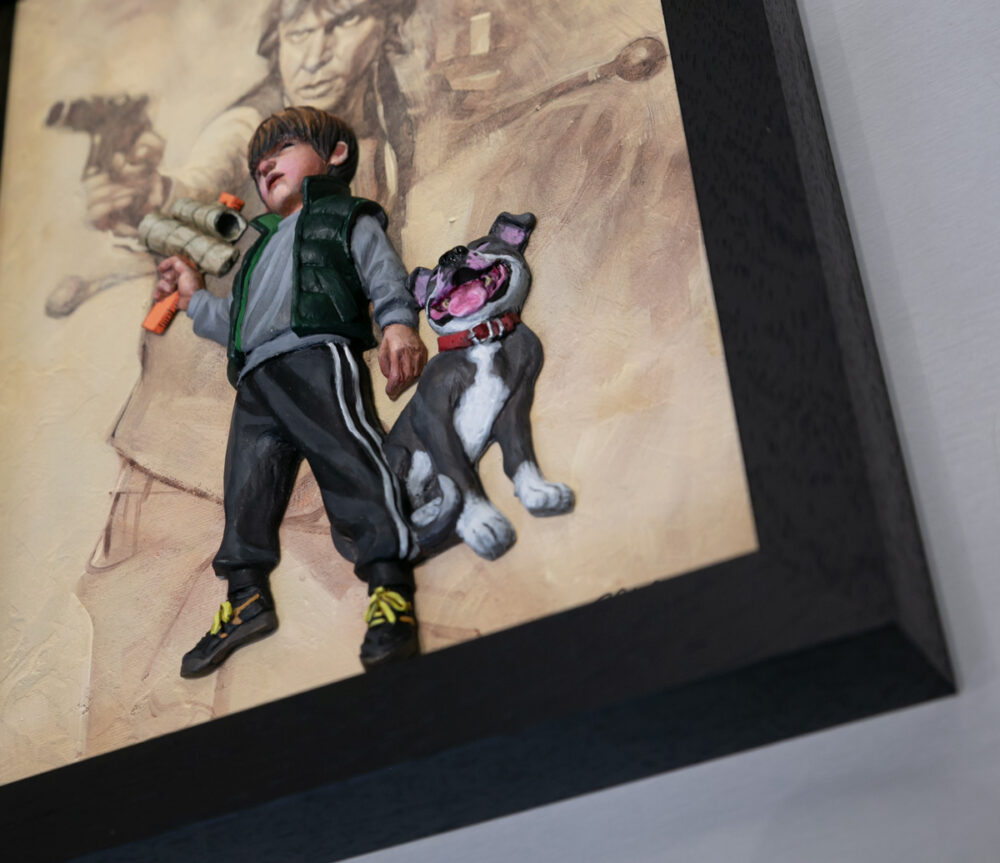 'Going Solo'  <br> by Craig Davison <br> <br><b>PREORDER </b><br><br> <b> HAND PAINTED LIMITED EDITION SCULPTURE </b> - Image 3