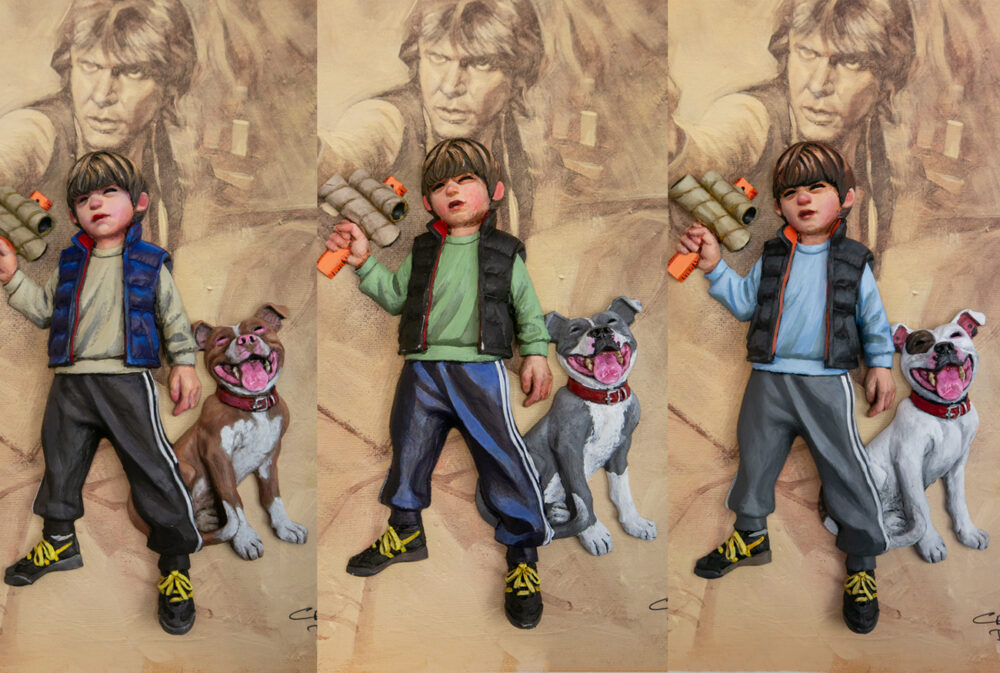 'Going Solo'  <br> by Craig Davison <br> <br><b>PREORDER </b><br><br> <b> HAND PAINTED LIMITED EDITION SCULPTURE </b> - Image 5