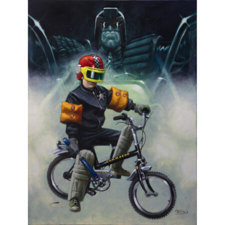'I am the Law, Creep!' <br> by Craig Davison <br> <br> <b> OIL PAINTING | SKETCH | LIMITED EDITION </b>