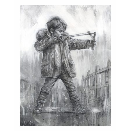 'Boy and Catapult' <br> by Craig Everett <Br><Br> <b>LIMITED EDITION</b>
