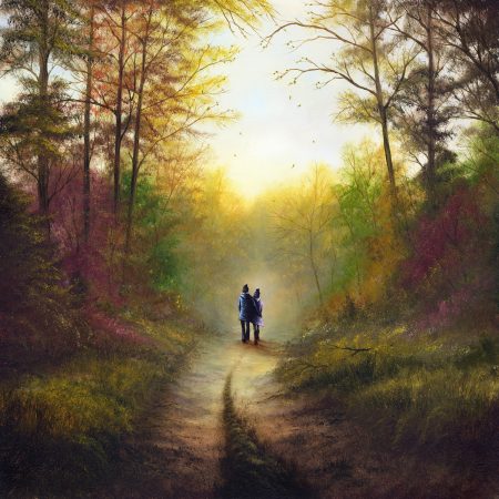 'Cosy hearts and falling leaves' <br> by Danny Abrahams <Br><Br> <b>LIMITED EDITION</b>