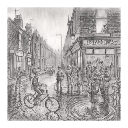 'Down Our Chippy' <br> by Craig Everett <Br><Br> <b>LIMITED EDITION</b>